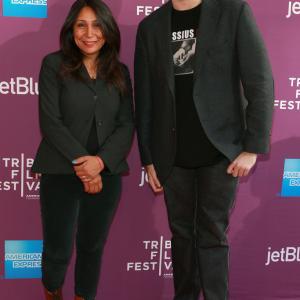 NEW YORK, NY - APRIL 21: Saudi Director Haifaa Al-Mansour (L) and Saudi Producer Mohammed Al Turki attend the Tribeca Talks: After The Movie 'Wadjda' during the 2013 Tribeca Film Festival on April 21, 2013 in New York City