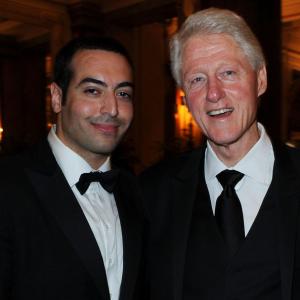 MONTE CARLO, MONACO - MAY 23: Former U.S. President Bill Clinton and Mohammed Al Turki attend the 'Nights In Monaco' Gala Fundraiser Cocktail Reception equally benefiting The Prince Albert II of Monaco Foundation and the William J. Clinton Found