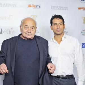 Burt Young and Alex Kruz at the NYC premiere of Tom in America at the Cantor Film Center