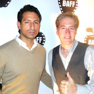 Alex Kruz and Allen Enlow at the Premiere of The Safe Room at the Big Apple Film Festival at TriBeca Cinemas New York USA