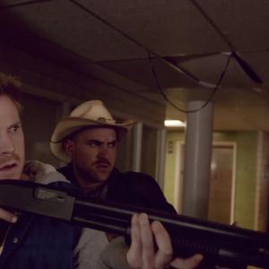 Still of Joey Oglesby and Tim Ogletree in Walking with the Dead (2015)