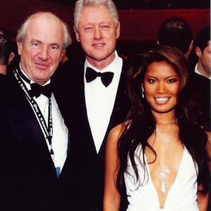 TV personality ZARAH with Dr Michael Nobel of the Nobel family and former Pres Bill Clinton
