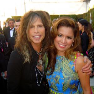 Steven Tyler and Zarah at the 2013 Elton John Event Pacific Design Center in West Hollywood