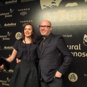 SITGES Festival Internacional de Cinema Fantstic de Catalunya Composer Frank Ilfman and Susana NakataniIlfman