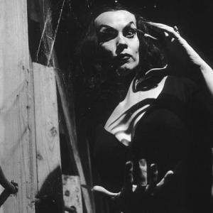 Maila Nurmi as Vampira the first TV horror hostess for ABC 1954