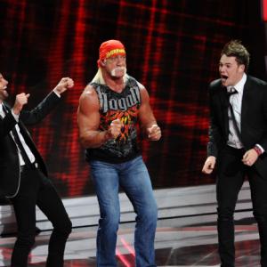Still of Hulk Hogan Paul McDonald and James Durbin in American Idol The Search for a Superstar 2002