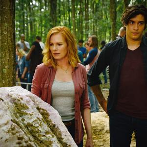 Still of Marg Helgenberger and Alexander Koch in Under the Dome 2013