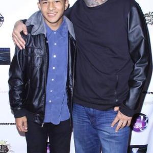 Tai Urban and Michael Flores actor from Sons of Anarchy and Gang Related attend the Media Appreciation Awards