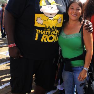 Quinton Aaron from The Blind Side and Jenna Urban