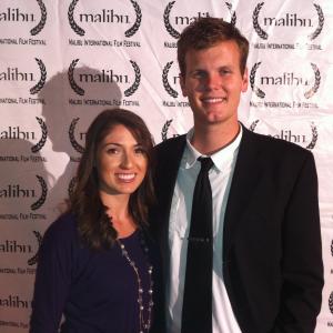 Taylor Rummell and Alyce Maldonado at the Malibu International Film Festival