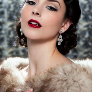 model SOPHIE VANIER From the Vintage Hollywood shoot at Image Nation NY