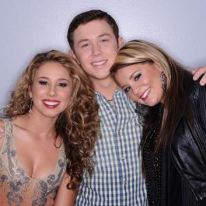 Still of Haley Reinhart Lauren Alaina and Scotty McCreery in American Idol The Search for a Superstar 2002