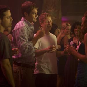Still of Jesse Bradford and Matt Czuchry in I Hope They Serve Beer in Hell (2009)