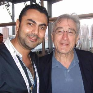 Robert Deniro and Mohamed Karim at the 2011 Doha Tribeca Film Festival Doha  Qatar