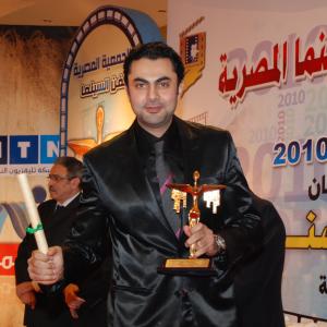 Mohamed Karim 2010 Best Actor Award in Oscars Egyptian Cinema Festival for Dokan Shehata AKA Shehatas Store