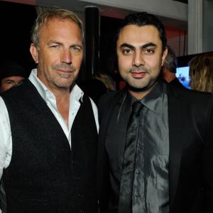 Kevin Costner and Mohamed Karim at AFI Festival. Film Premiere of 