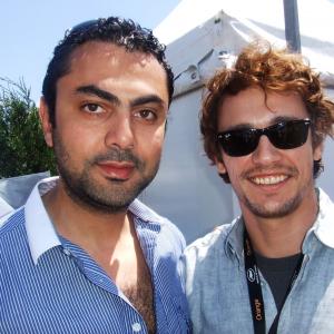 Mohamed Karim and James Franco in Cannes Film Festival 2011.