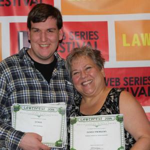LA Web Festival 2014 Family Problems Outstanding Series Outstanding Writing(Seth Chitwood) Outstanding Actress in Lead Role(Theresa Chiasson)