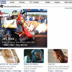 Crazy ass Jet Bike  Windows Media Promotion