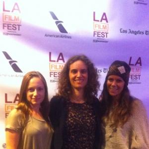 Heather Sultz Rachel Mayeri Dawn Hall at screening of Primate Cinema Apes as Family at Los Angeles Film Fest June 20 2013