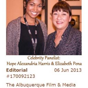 with Elizabeth Pena athe the 2013 AF&MEs