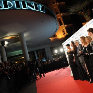 RED CARPET PREMIERE FOR HOT WOMEN TV SERIES CANNES FRANCE October 2012