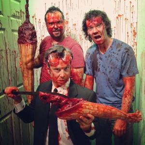 on the gory set of Jinxed