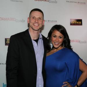 Jade Elysan & Director Michael Miceli at Damaged Goods Premiere
