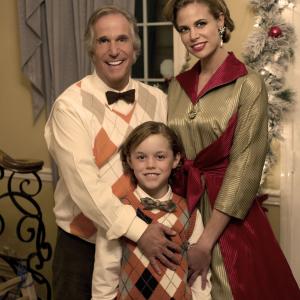Still of Henry Winkler Brooke Burns and Connor Christopher Levins in The Most Wonderful Time of the Year 2008