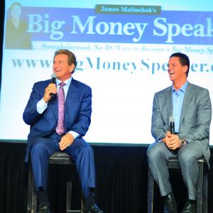 NFL great Joe Theismann at James Malinchaks Big Money Speaker Boot Camp James Malinchak Featured on ABCs Hit TV Show Secret Millionaire is one of Americas highestpaid most indemand motivational and business public speakers