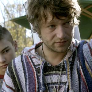 Still of Peter Scanavino and Silas Yelich in The Cold Lands (2013)