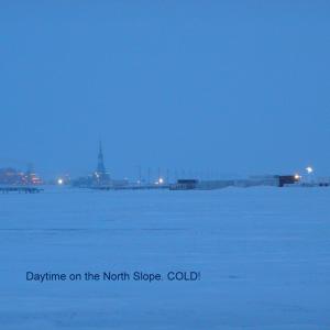 Daytime in the winter, Alaska's North Slope.