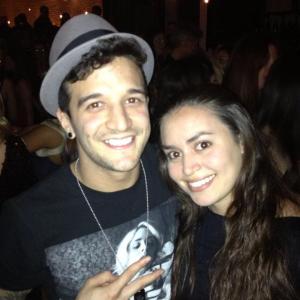 Krystal with Mark Ballas at the Dancing With The Stars Season 16 MidSeason Party