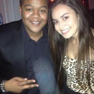 Krystal with Kyle Massey at the Dancing With The Stars Season 15 Wrap Party