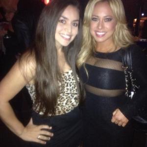 Krystal with Sabrina Bryan at the Dancing With The Stars Season 15 Wrap Party