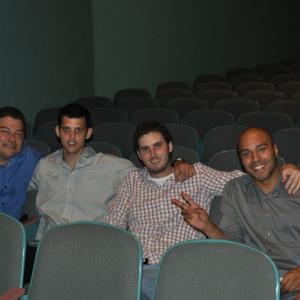 Jay Gutierrez, Paul Hudson and Chris Davies and the screening of Hear No Evil