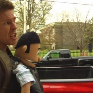 Shaun Paul Costello and Joe Gariffo in The Play-Station Killed the Puppet (2010)