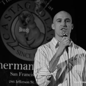Anton Inarra as Stand-Up comic has performed all over the city of San Francisco. This pic was taken at Castagnola's in April 2011.