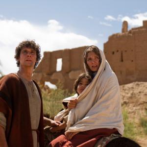 Still of Joe Coen and Leila Mimmack from Son Of God