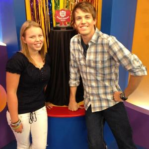 Drew and Annaleise Carr On Set - TVO Kids 