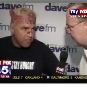 Dave FM Bacon Eating Contest on Good Day Atlanta morning show