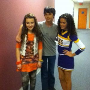 Christian Golec with Madison Pettis and Torri Webster From The Life with Boys