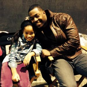 Zoe and Big Brother Officer Atwater played by LaRoyce Hawkins on Chicago PD