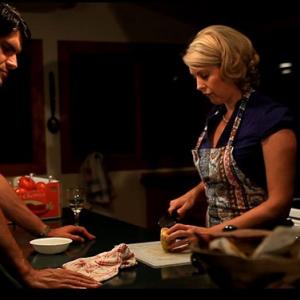 Erica right and Alex in the 2010 feature film Souffl au Chocolat codirected by Michel Duran and Fred Goldstein