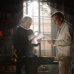 Still of Michael McKean and Bob Odenkirk in Better Call Saul 2015