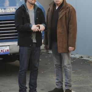 Still of Zachary Knighton and Michael McKean in Happy Endings 2011