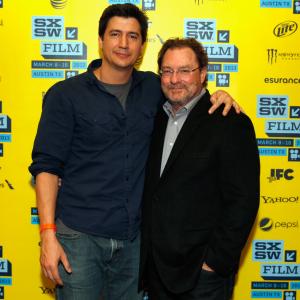 Ken Marino and Stephen Root at event of Bad Milo! (2013)