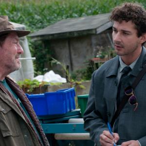 Still of Shia LaBeouf and Stephen Root in The Company You Keep (2012)