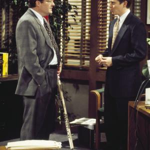 Still of Dave Foley and Stephen Root in NewsRadio (1995)