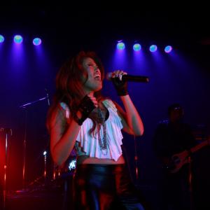 TV personality/Musician ZARAH on a live concert performance in Los Angeles, CA.